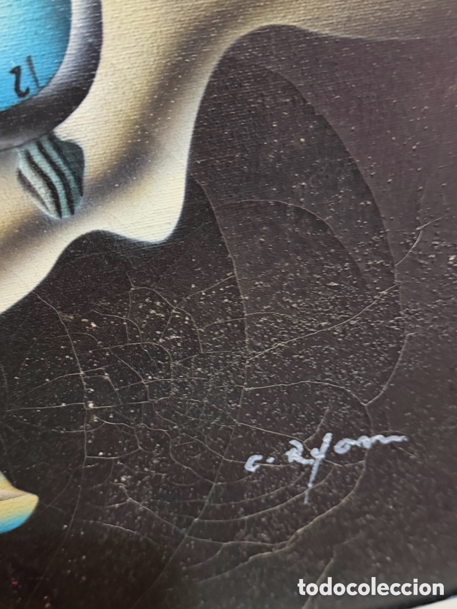 Arte: &Oacute;LEO SOBRE LIENZO ESTILO DAL&Iacute; - Foto 8