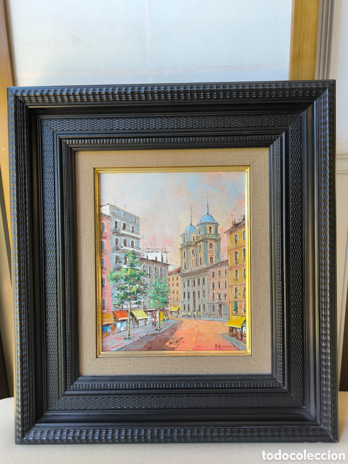 Art: Oleo Herminio Chicarro Marcos. Catedral de San Isidro.Madrid