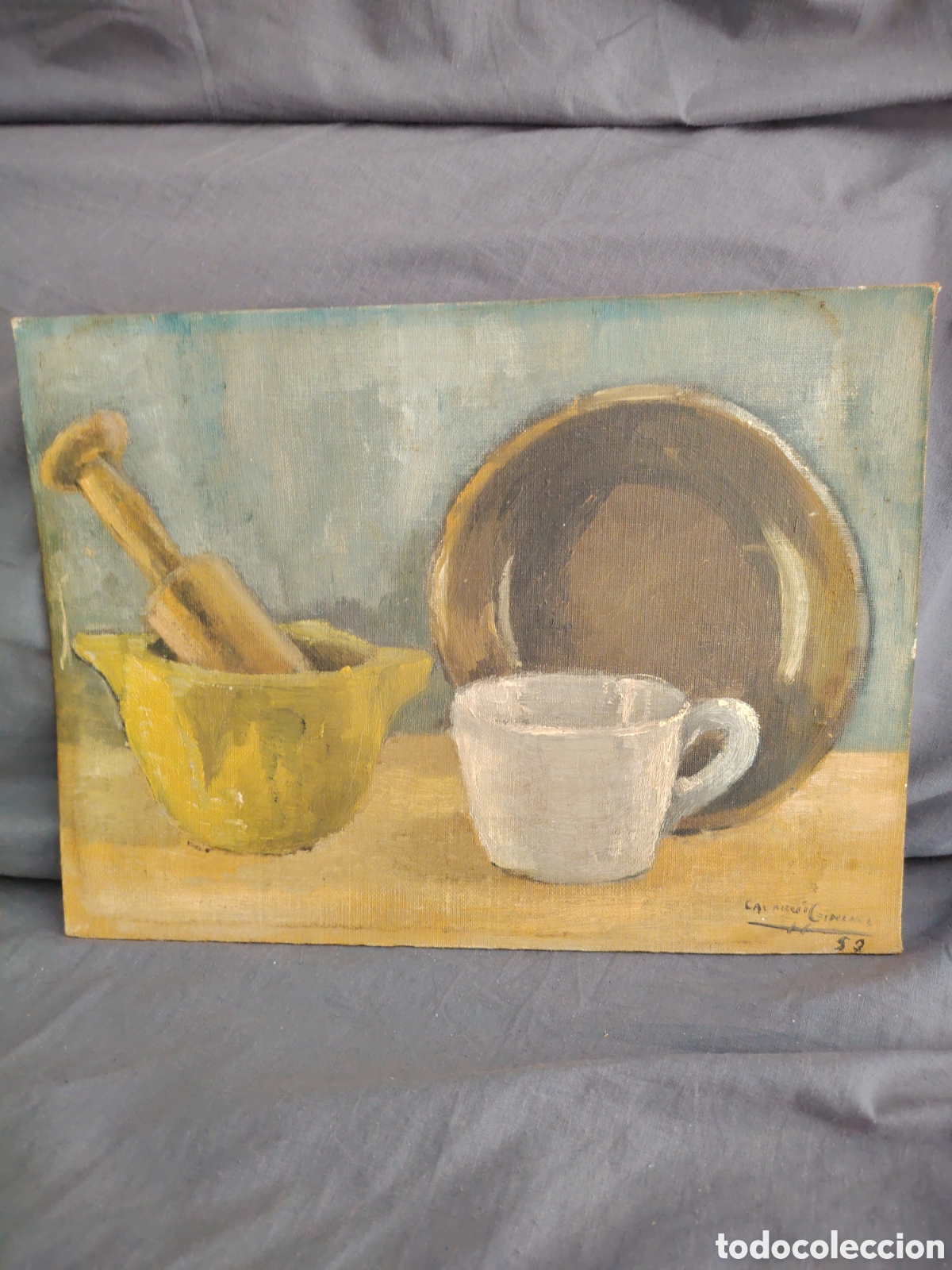 Kunst: &Oacute;leo sobre lienzo de Jos&eacute; calabuch Jim&eacute;nez