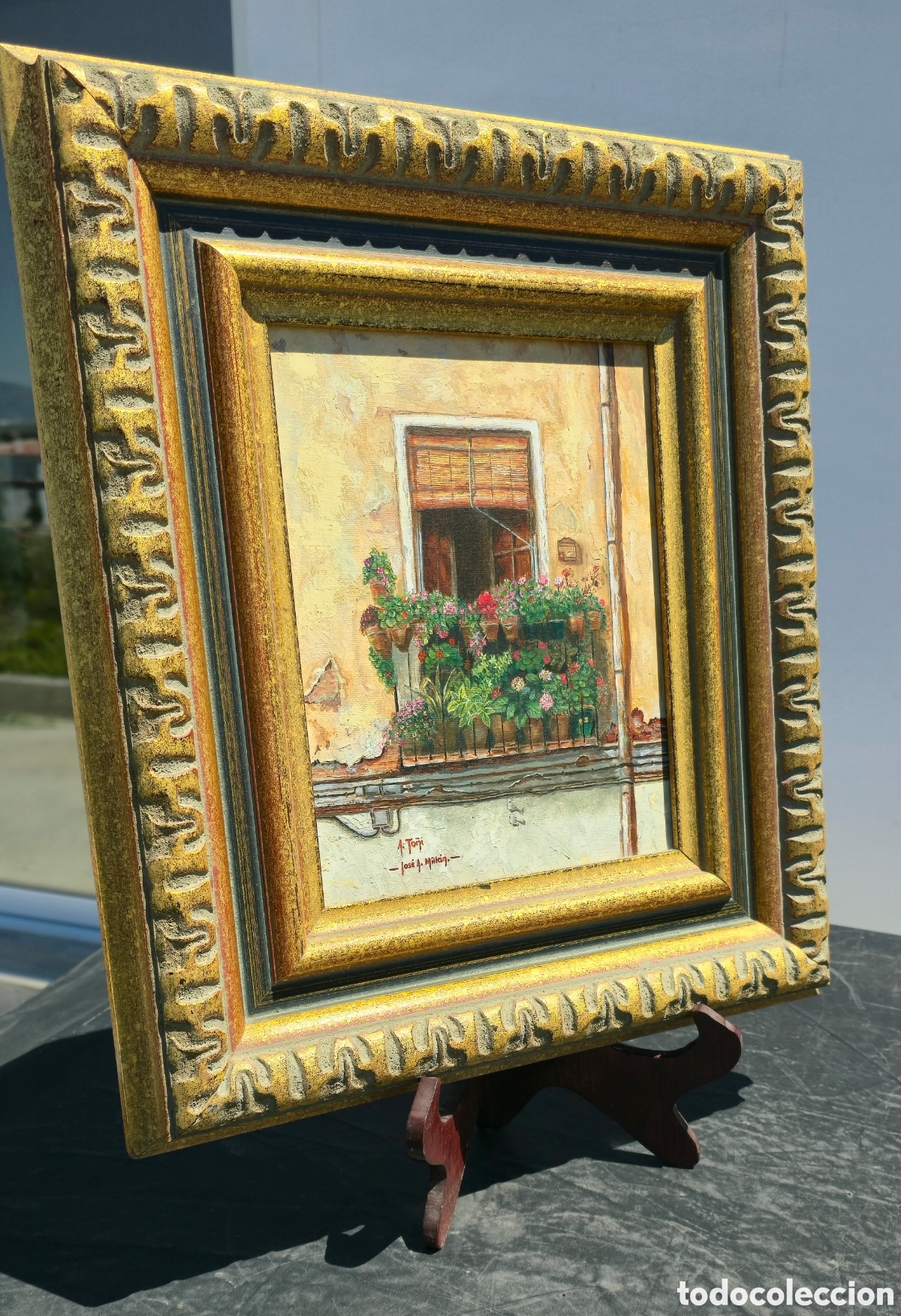 Arte: Oleo sobre lienzo. Jos&eacute; A. Mill&aacute;n