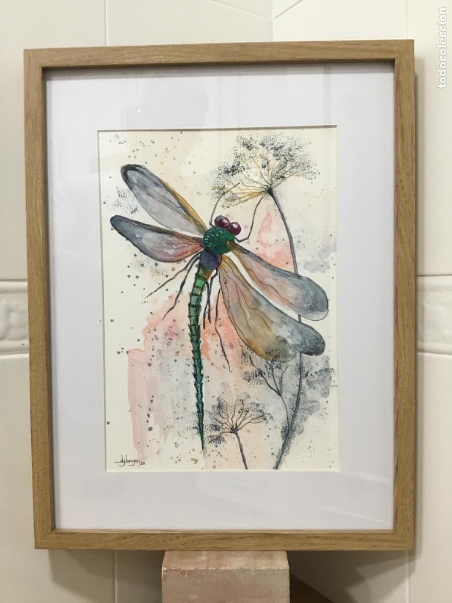 Arte: Lib&eacute;lula. Acr&iacute;lico sobre papel.