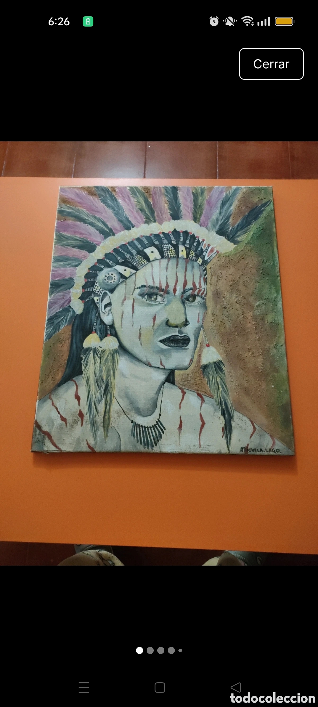 Arte: Obra al &oacute;leo de la pintora Michela Lago