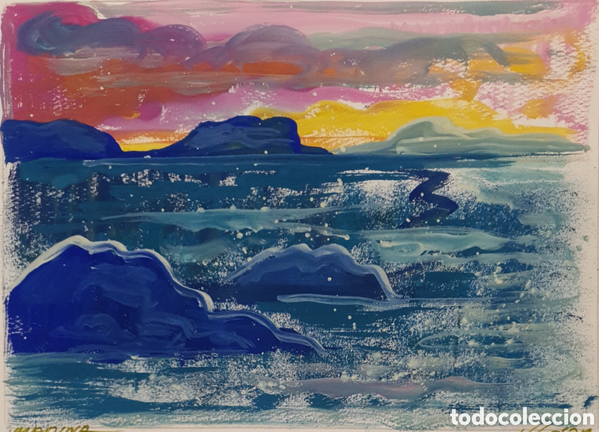 Kunst: Jes&uacute;s Losan (Barcelona, 1944) - Marina.Firmado.2005.