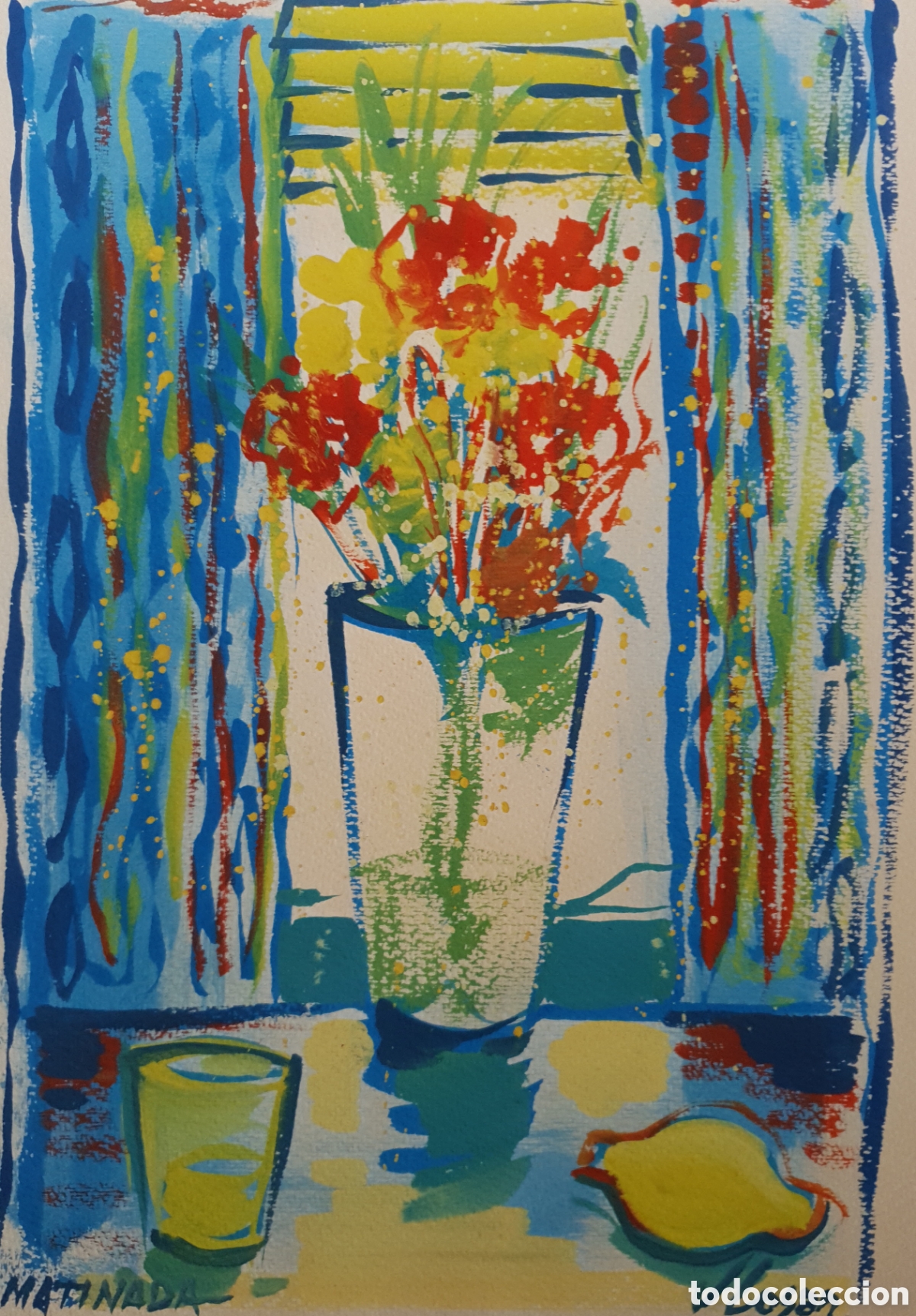 Arte: Jes&uacute;s Losan (Barcelona, 1944) - Matinada.T&iacute;tulado.Firmado.