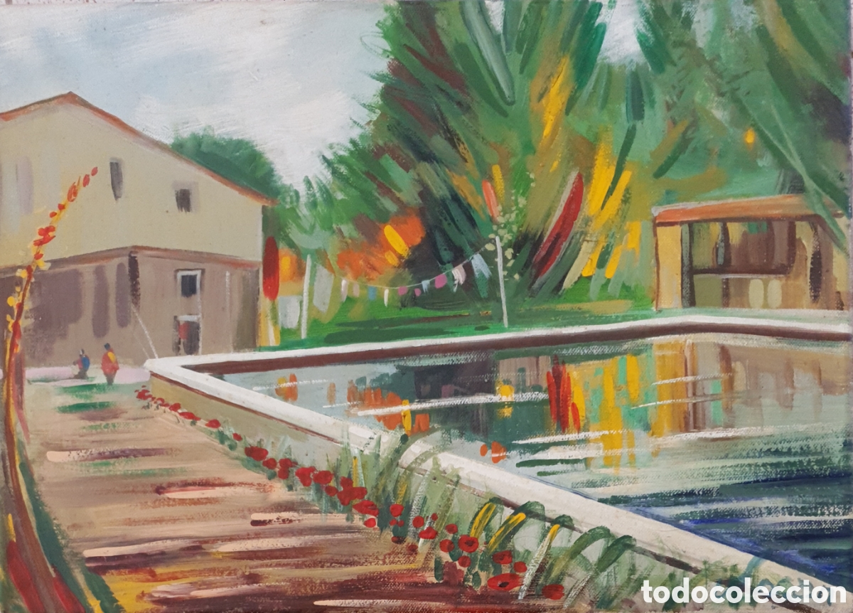 Arte: Jes&uacute;s Losan (Barcelona, 1944) - Maians, Anoia.Oleo/Tela.Firmado.