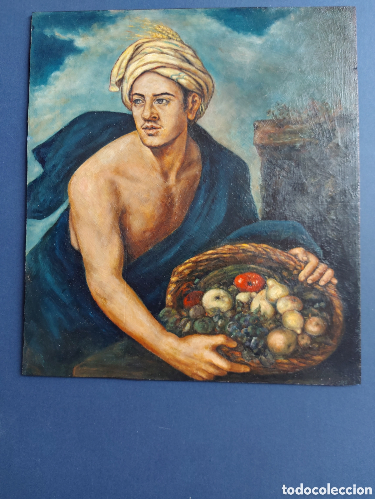 Arte: PERSONAJE CON SUS VERDURAS