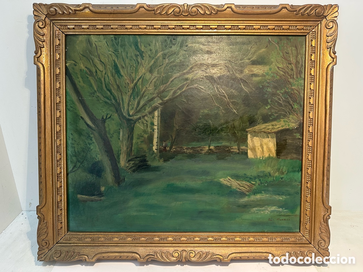 Arte: LLUIS MERCAD&Eacute; I VILLANUEVA (1898-1959). PAISAJE AL OLEO SOBRE TELA FIRMADO.