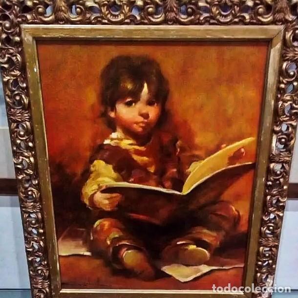 Arte: CUADRO DE ROSENDO GONZ&Aacute;LEZ CARBONELL (1910-1984)-IMPRESI&Oacute;N EN TABLA BARNIZADO Y ENMARCADO