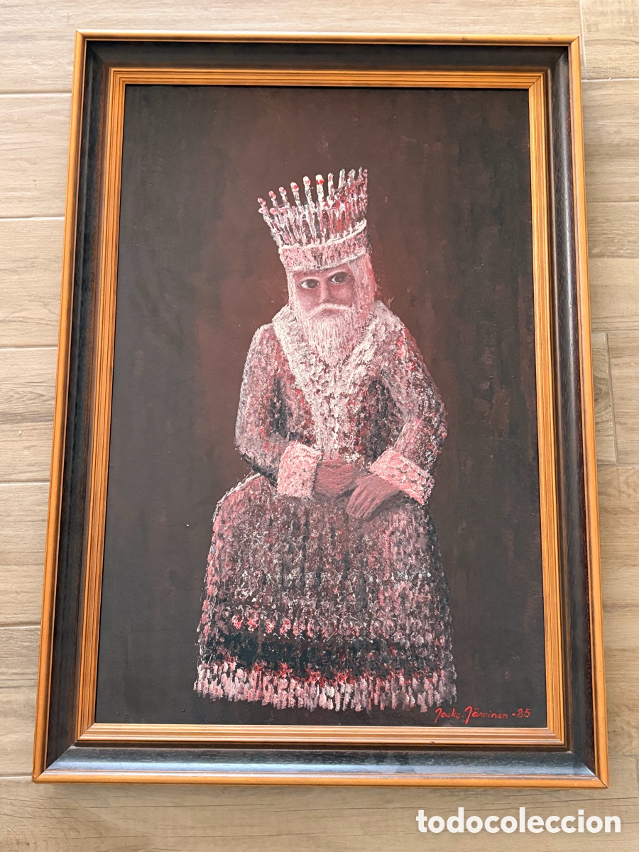 Arte: Cuadro &Oacute;leo Original - Rey de las Velas - Jouko J&auml;rvinen (1985)