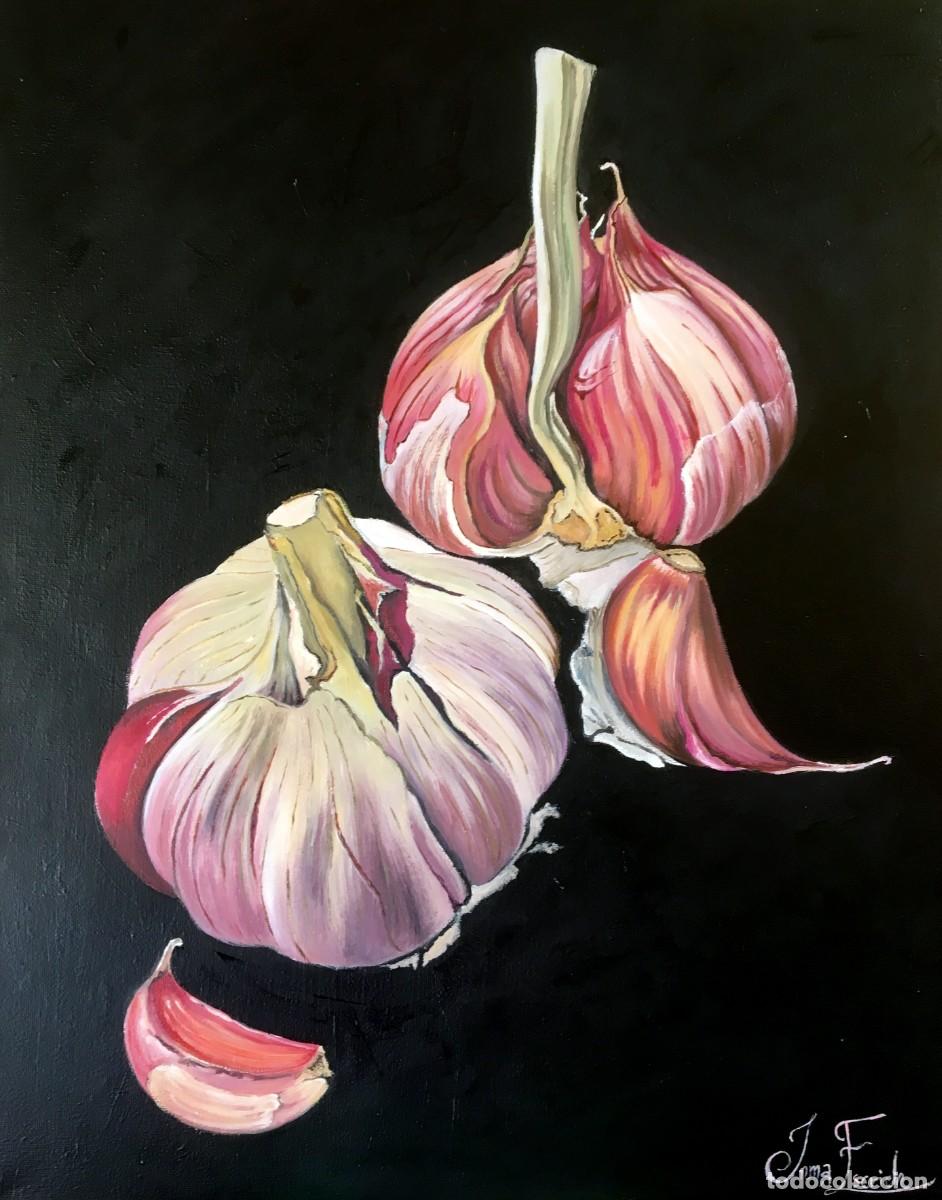 Arte: Ajos-&Oacute;leo sobre lienzo pintado por Inma Escrich