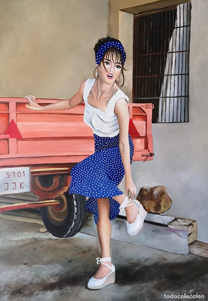 Arte: En el campo-&Oacute;leo sobre lienzo pintado por Inma Escrich