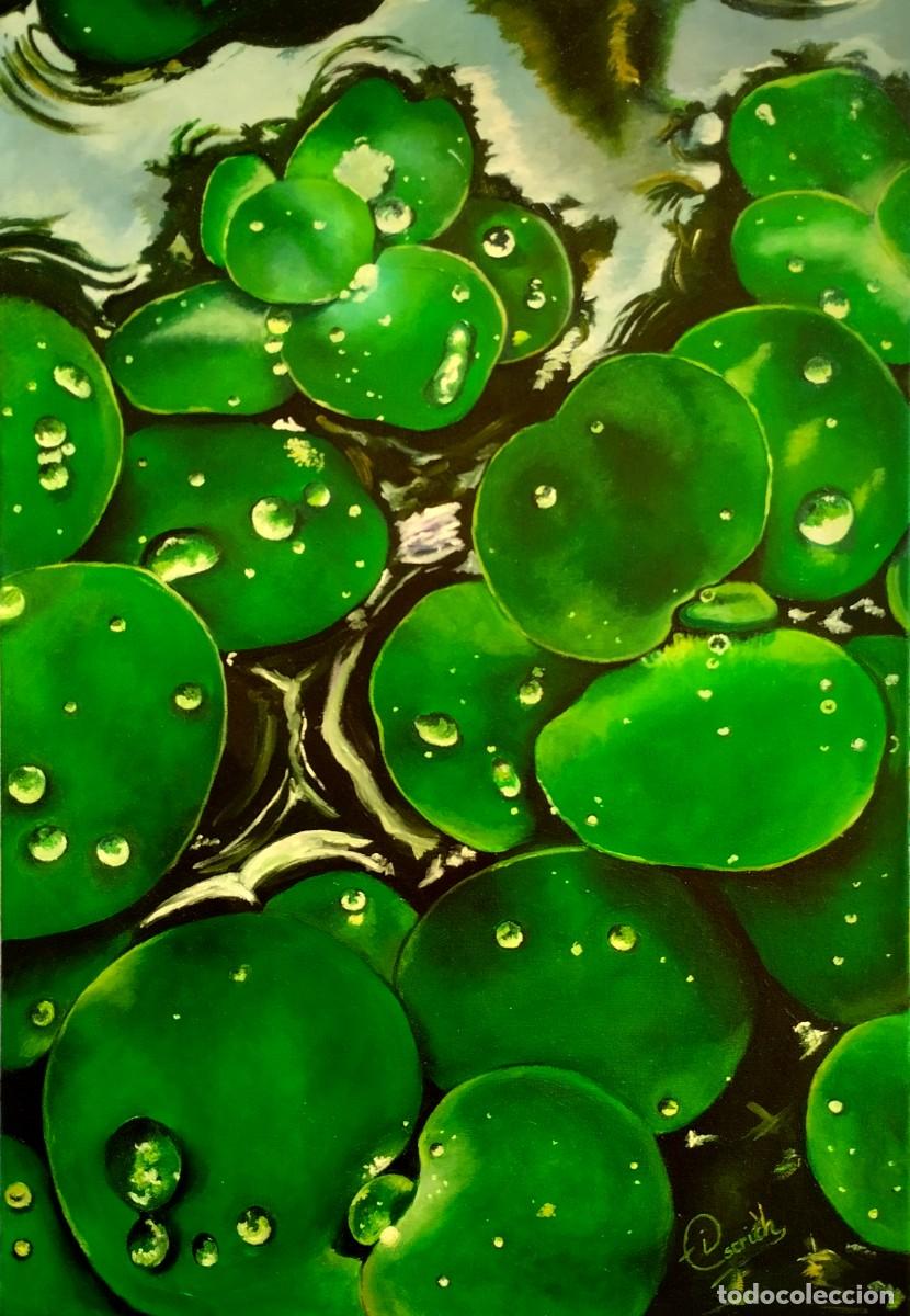 Art: Siguiendo la corriente-&Oacute;leo sobre lienzo pintado por Inma Escrich