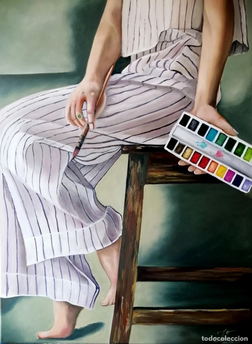 Art: Pinceladas-&Oacute;leo sobre lienzo pintado por Inma Escrich