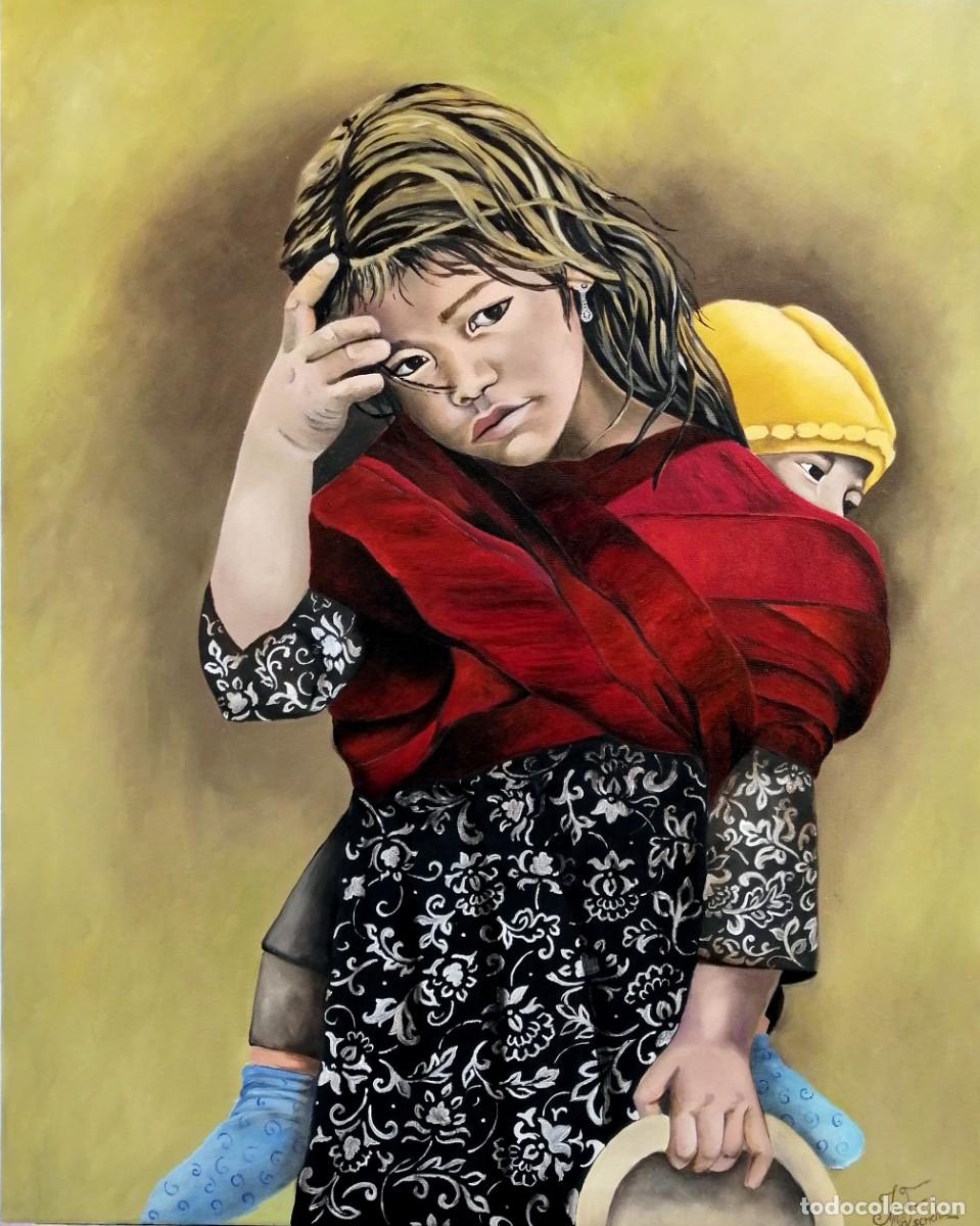 Art: Sobreviviendo-&Oacute;leo sobre lienzo pintado por Inma Escrich