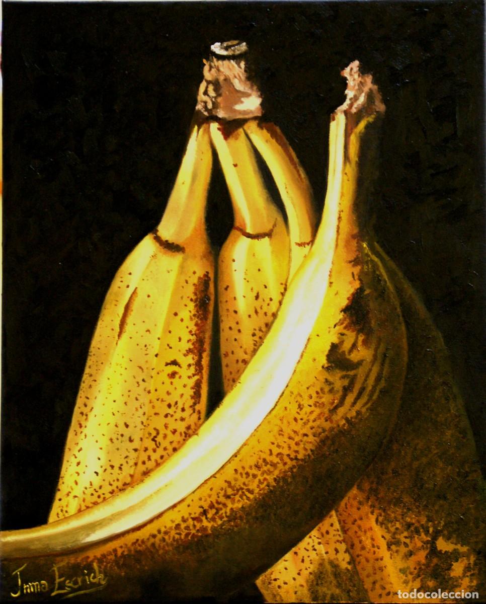 Art: Pl&aacute;tanos-&Oacute;leo sobre lienzo pintado por Inma Escrich