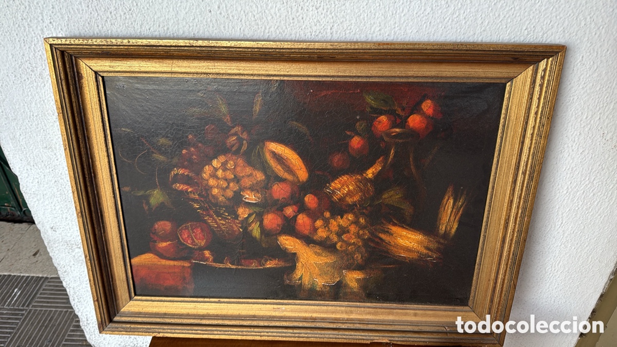 Arte: CUADRO BODEGON OSCURO