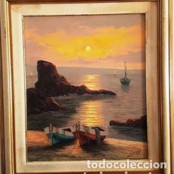 Arte: MARINA OLEO SOBRE TELA ENMARCADO