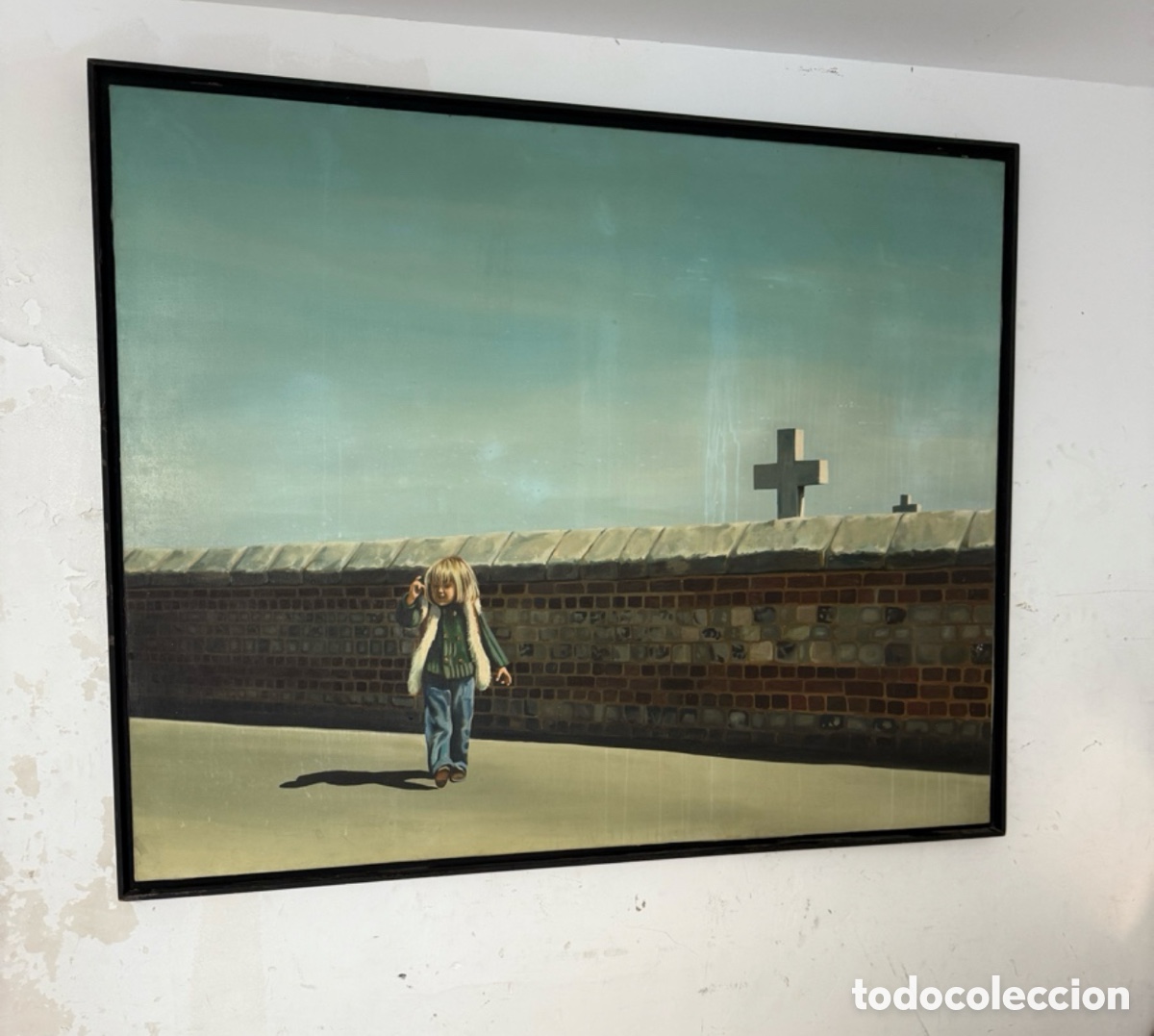 Arte: Antoni Taul&eacute; 1974. &Oacute;leo expuesto Par&iacute;s y Barcelona.