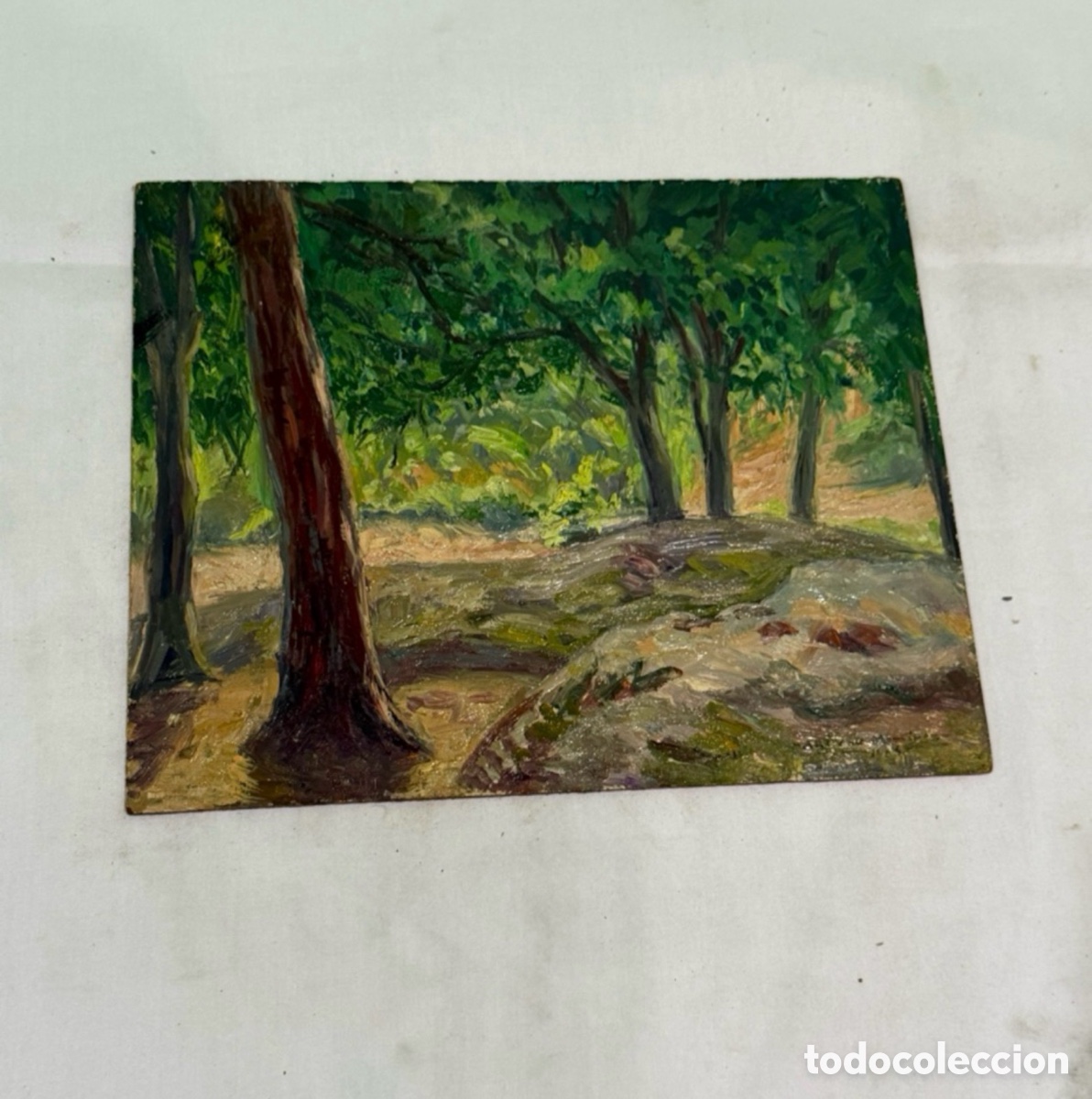 Art: ARTURO MARTINEZ (VALENCIA 1899 - BARCELONA ) OLEO SOBRE TABLEX FIRMADO. PAISAJE