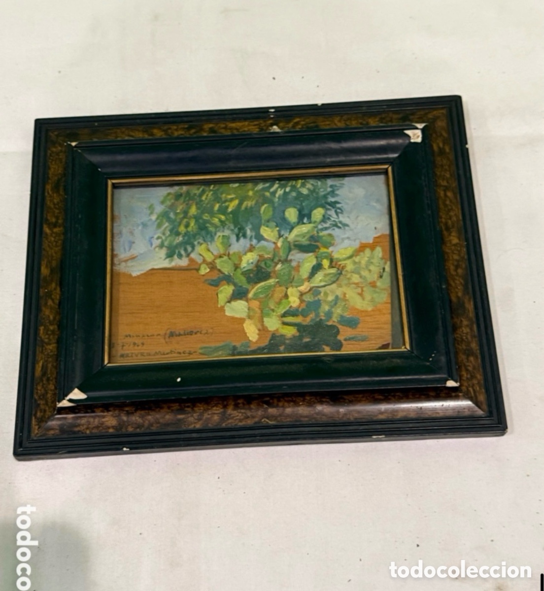 Art: Arturo Mart&iacute;nez Cabezas Valencia 1899 &oacute;leo sobre tablex paisaje firmado