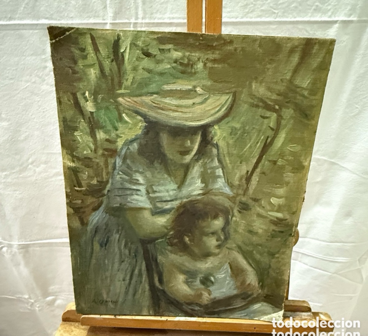 Kunst: ALFREDO OPISSO CARDONA (Barcelona, 1907 - Matar&oacute;, Barcelona, 1980). &oacute;leo sobre lienzo firmado