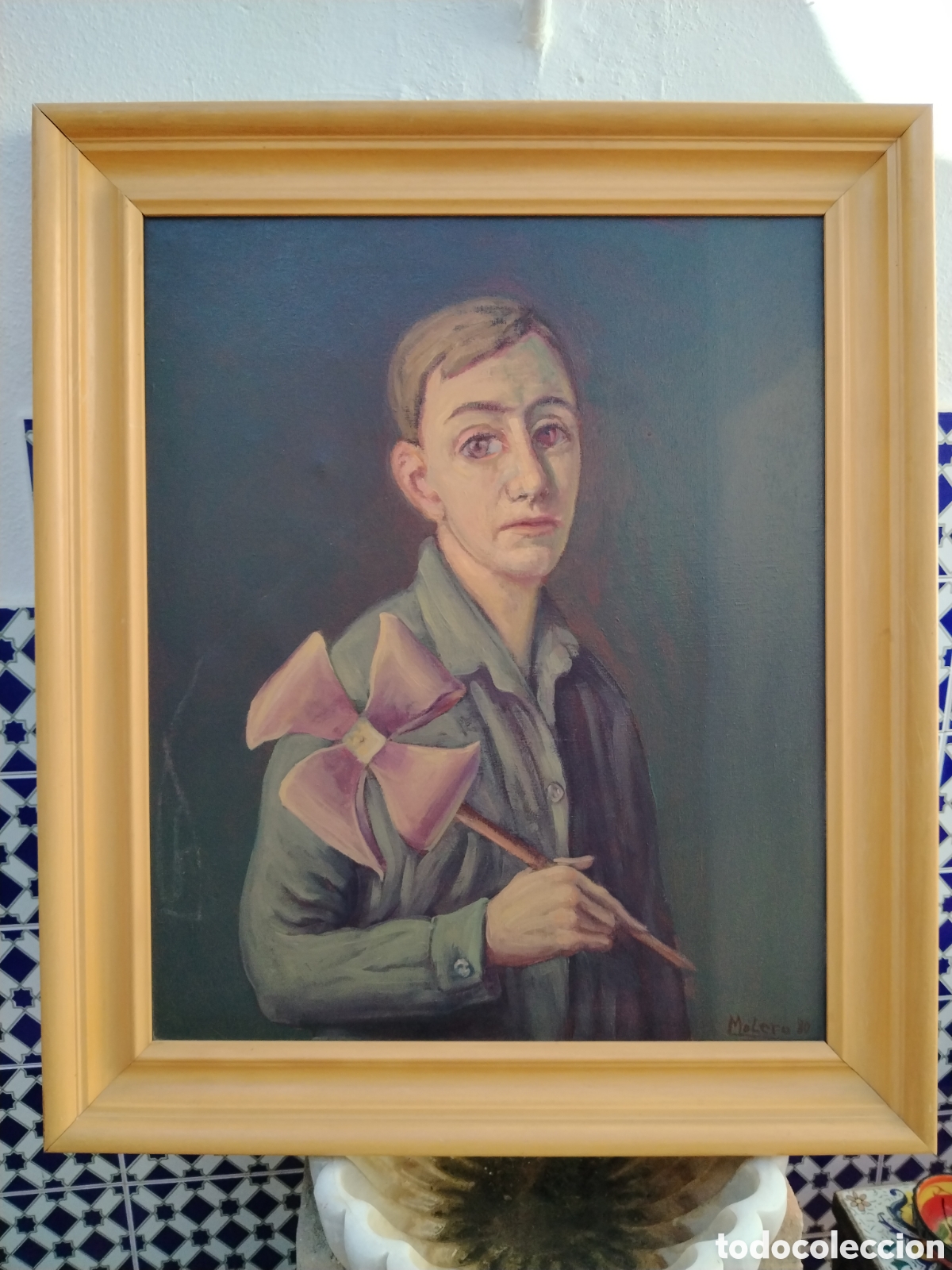 Arte: &Oacute;leo sobre lienzo firmado. - Foto 2