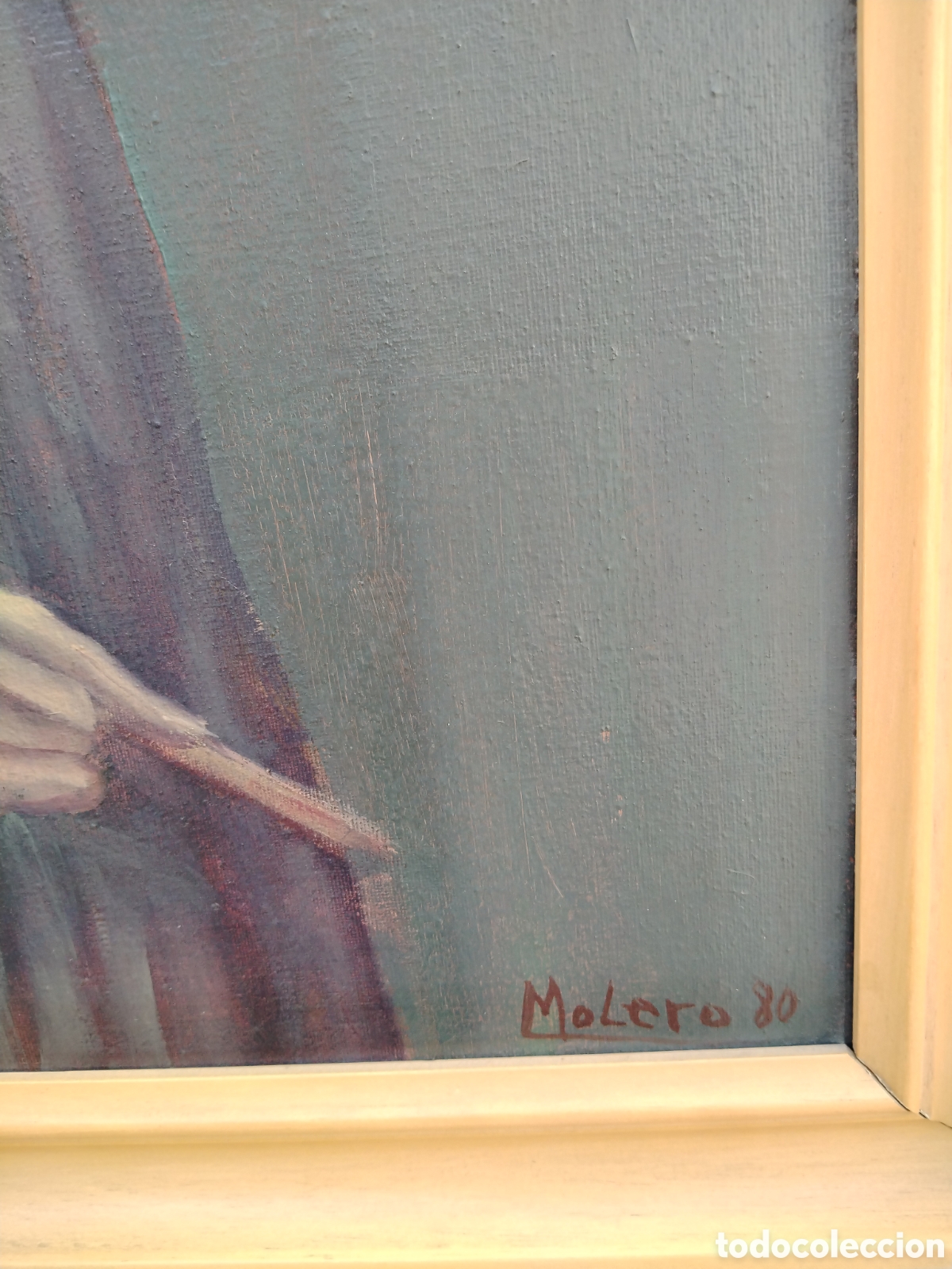 Arte: &Oacute;leo sobre lienzo firmado. - Foto 5