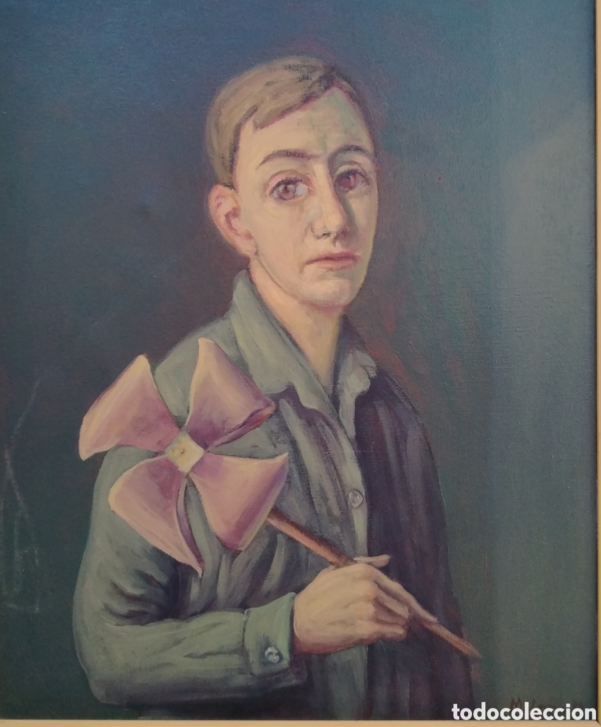 Arte: &Oacute;leo sobre lienzo firmado. - Foto 1