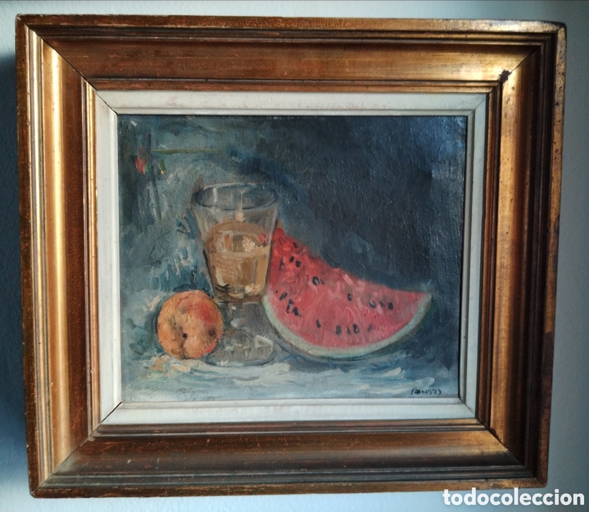 Arte: Joaqu&iacute;n C&aacute;novas. &Oacute;leo sobre lienzo firmado.