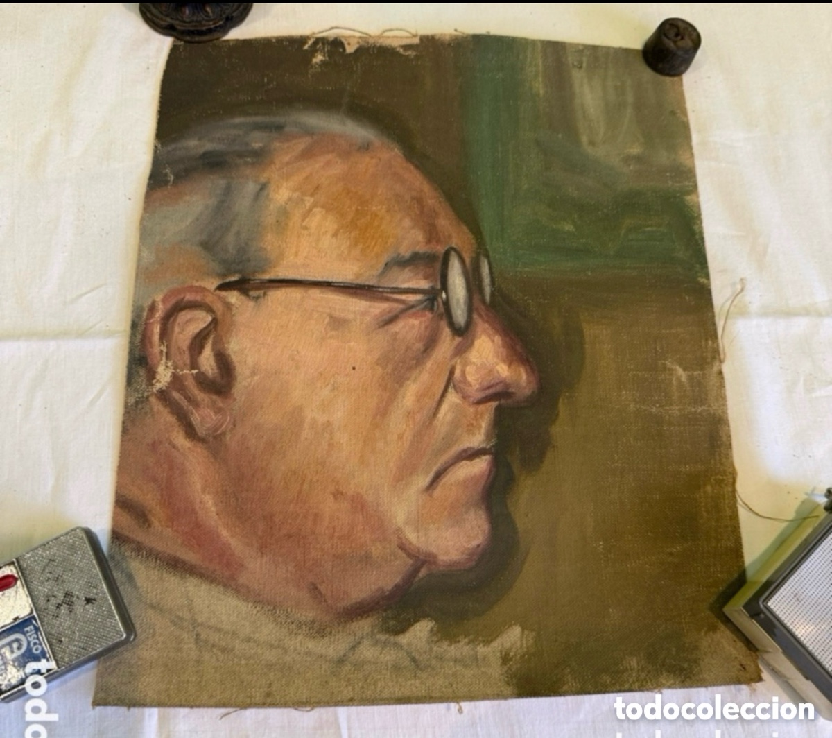 Arte: ARTURO MARTINEZ CABEZAS (VALENCIA 1899 - BARCELONA ? ) OLEO SOBRE LIENZO. RETRATO