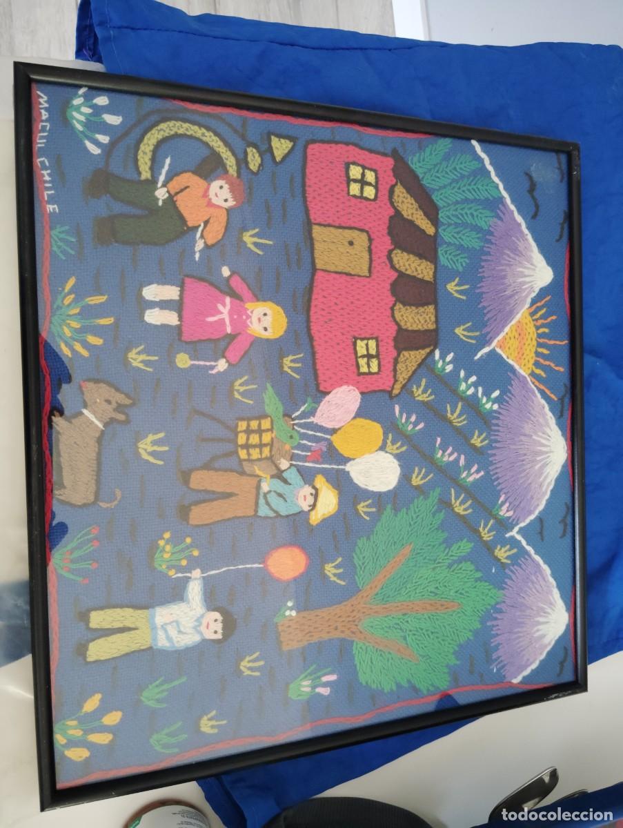 Arte: Cuadro chileno bordado a mano - Foto 1