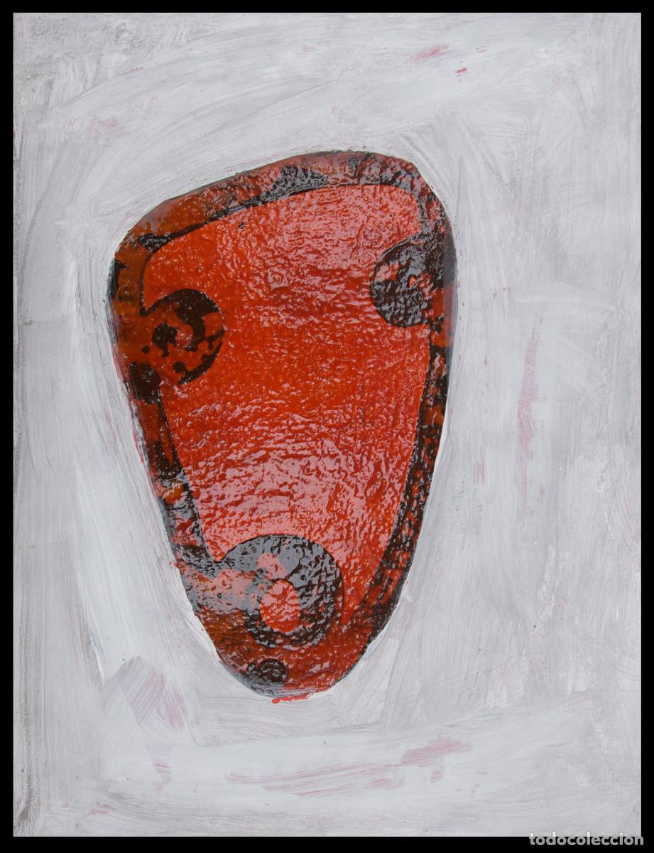 Arte: Pintura Llu&iacute;s Vil&agrave; i Vendrell - obra papel de banyoles hecho a mano - 70 cm x 50 cm