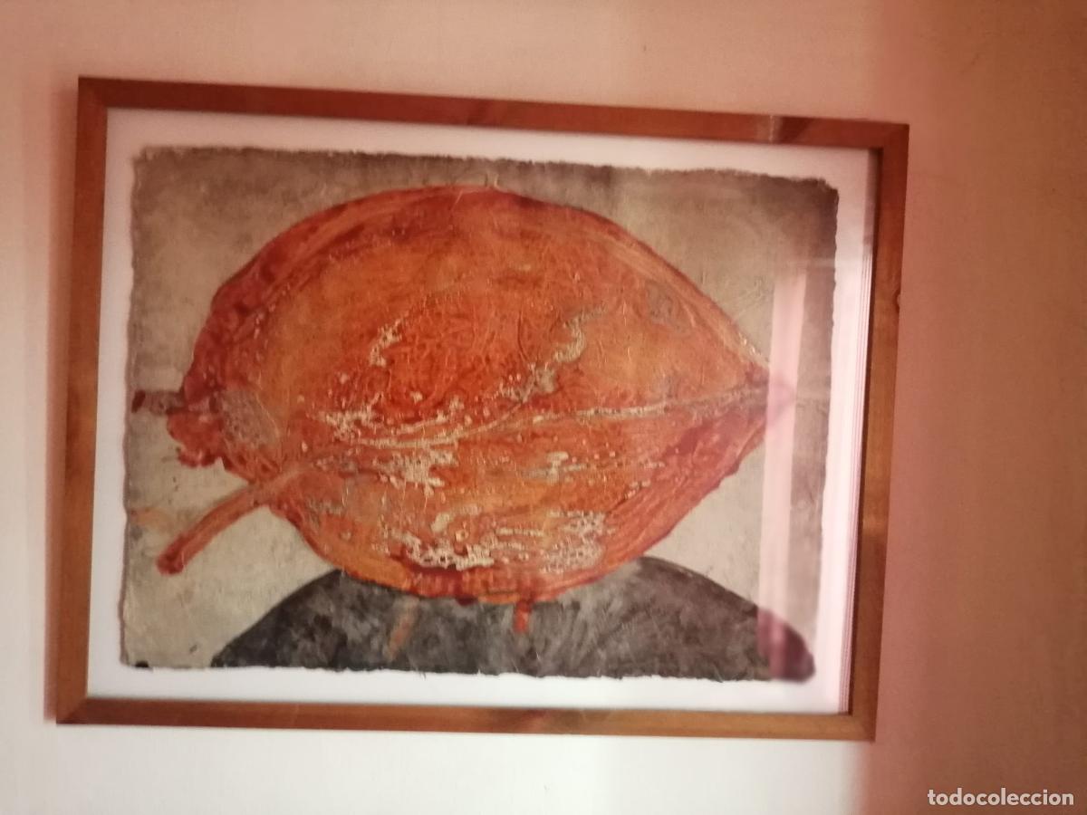 Arte: pintura Llu&iacute;s Vil&agrave; i Vendrell - Navegants - obra papel hecho a mano de banyoles - 77 cm x 57 cm