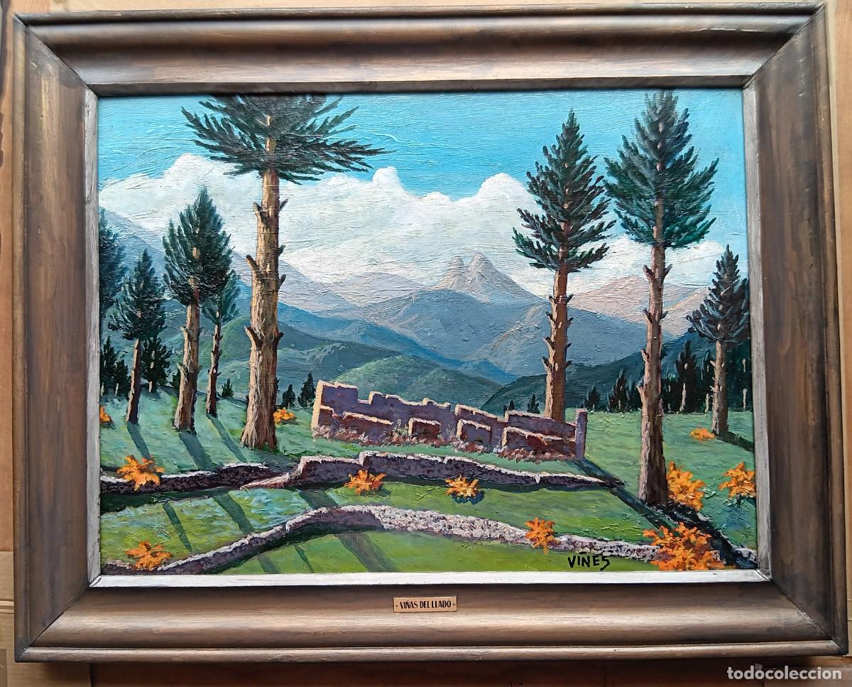 Arte: JOSEP VI&Ntilde;AS MONTBLANCH, BERGA (BARCELONA) 1924-2012. CONOCIDO C&Oacute;MO VI&Ntilde;AS DEL LLAD&Oacute;. &Oacute;LEO S/ TABLA.