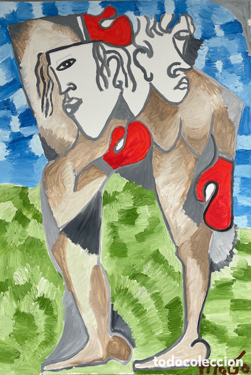 Arte: Pareja de boxeadores