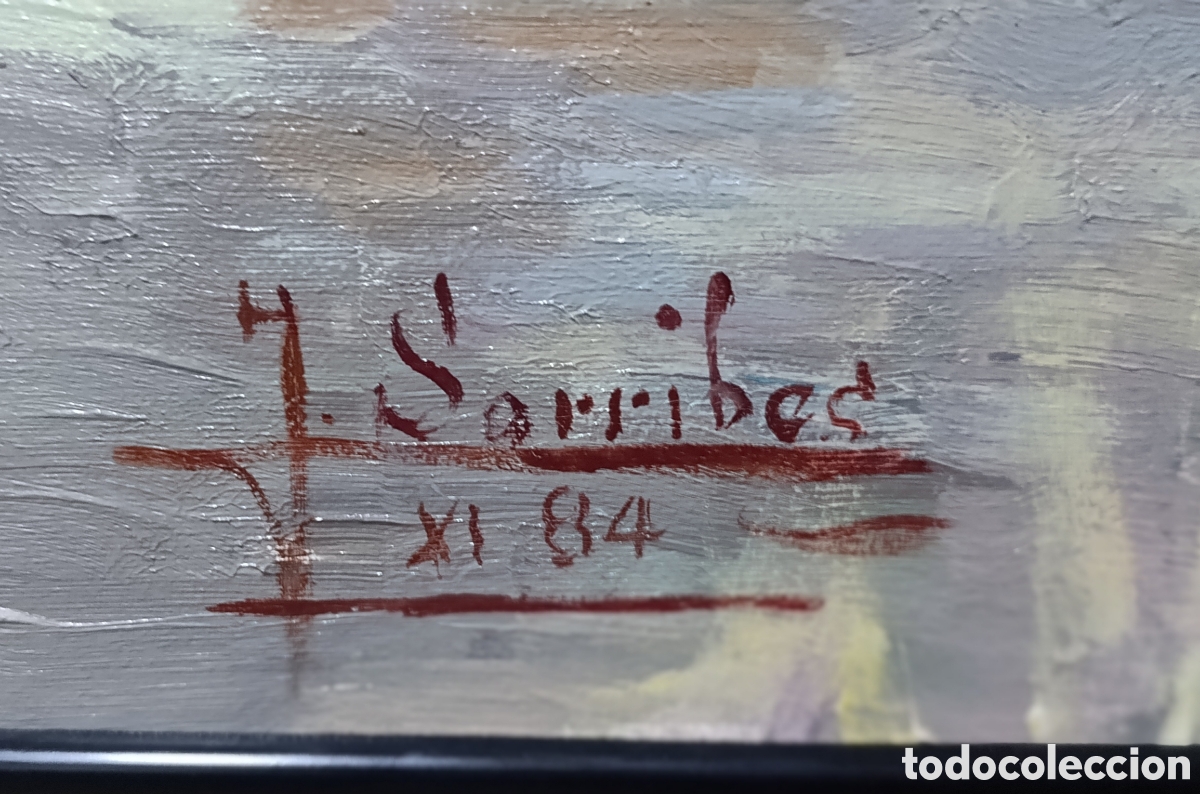 Arte: Cuadro al &oacute;leo sobre lienzo - Foto 3