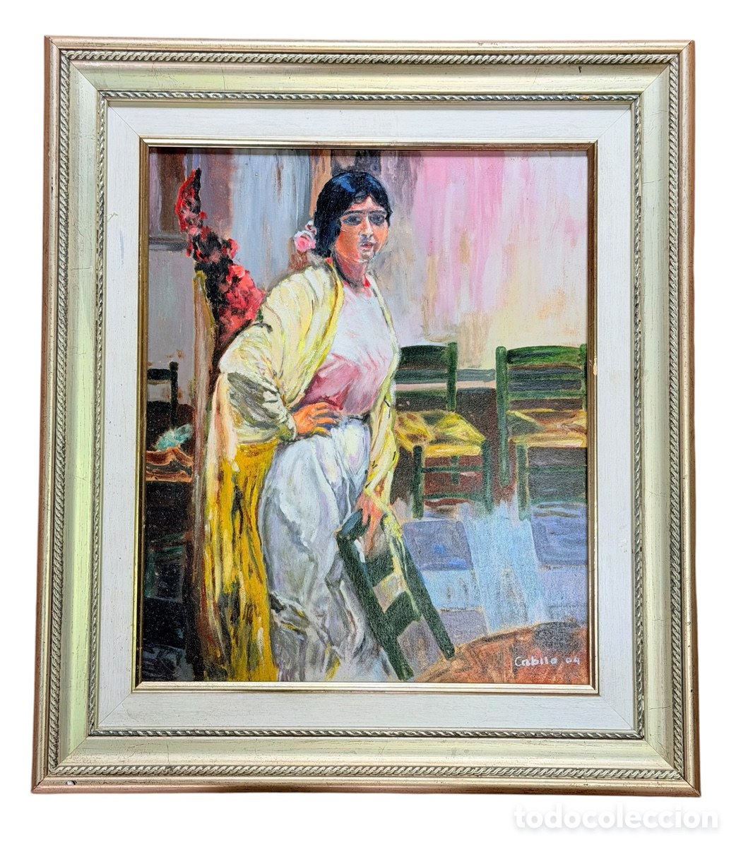 Arte: Pintura al &Oacute;leo Escena Costumbrista