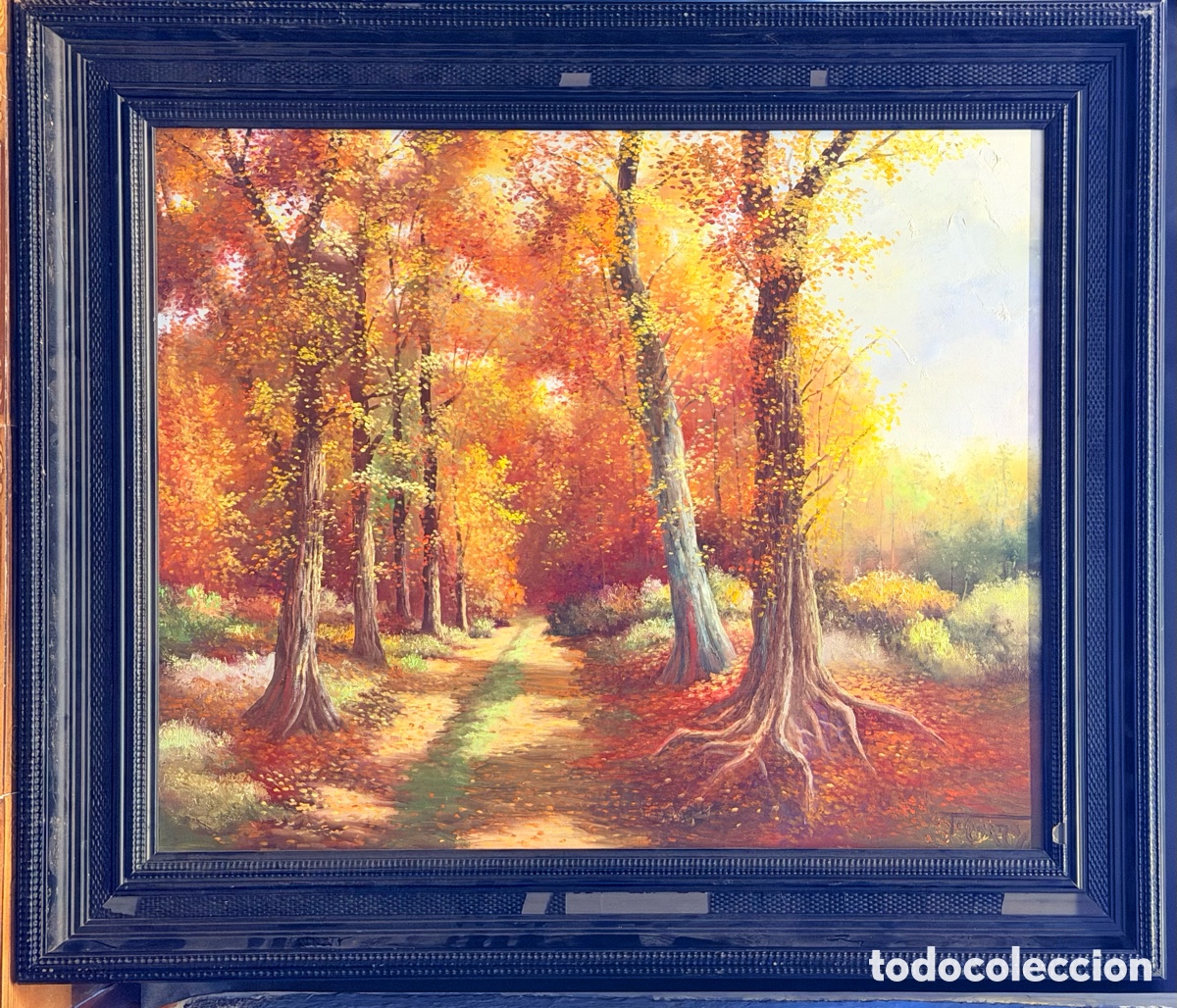 Arte: Pintura al &Oacute;leo Paisaje Oto&ntilde;al - 100 cm