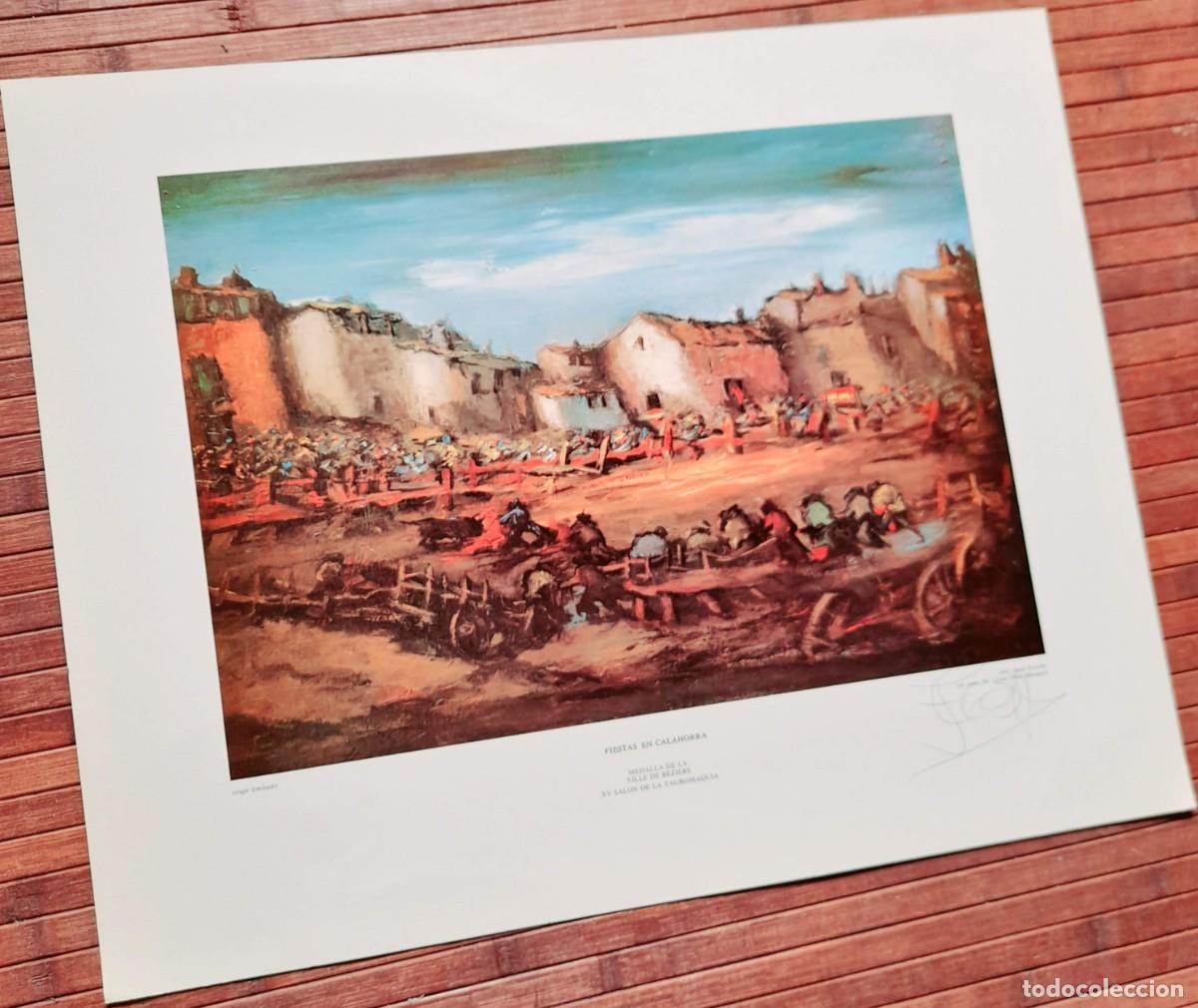 Arte: &Oacute;leo FIESTAS DE CALAHORRA, Juan Escoda. Firmado.