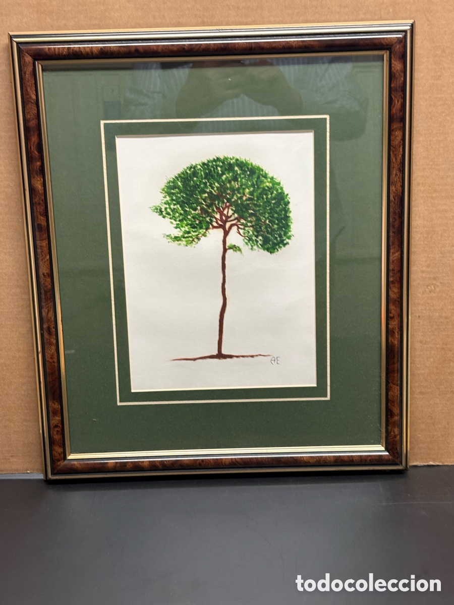 Arte: Cuadro de Andr&eacute;s Moreno Escobar serie &Aacute;rboles