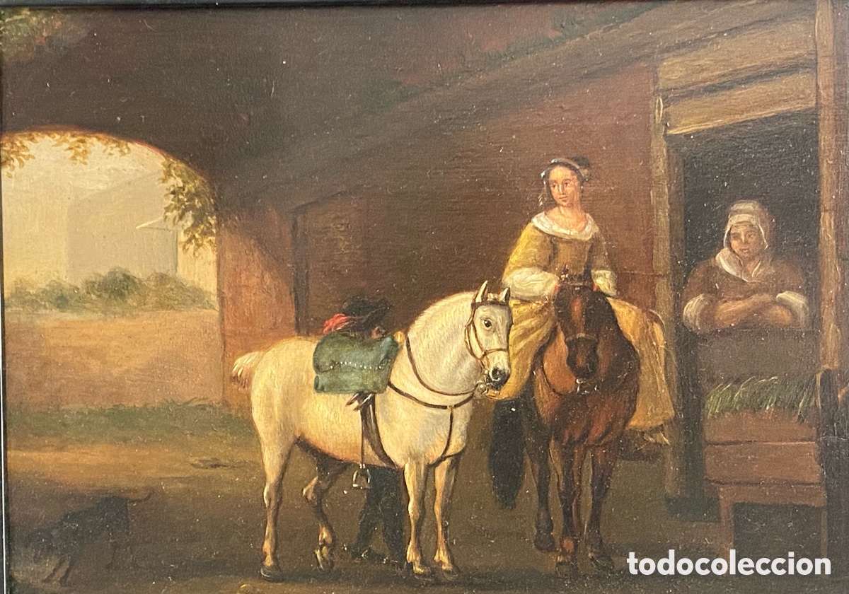 Arte: Escena con Caballos y figuras - Foto 4