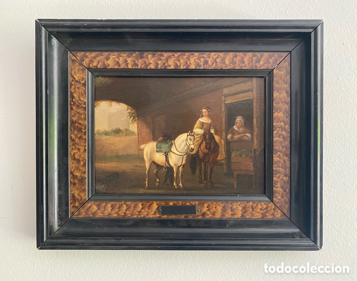 Arte: Escena con Caballos y figuras - Foto 1
