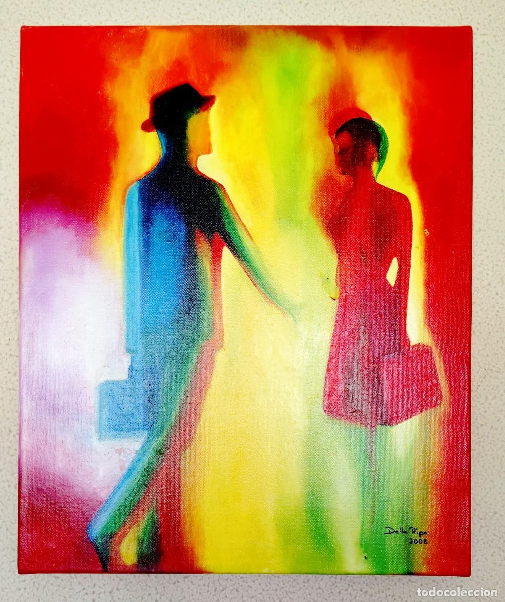 Arte: CUADRO AL &Oacute;LEO.SOLO LIENZO.DELLARIPA - Foto 1