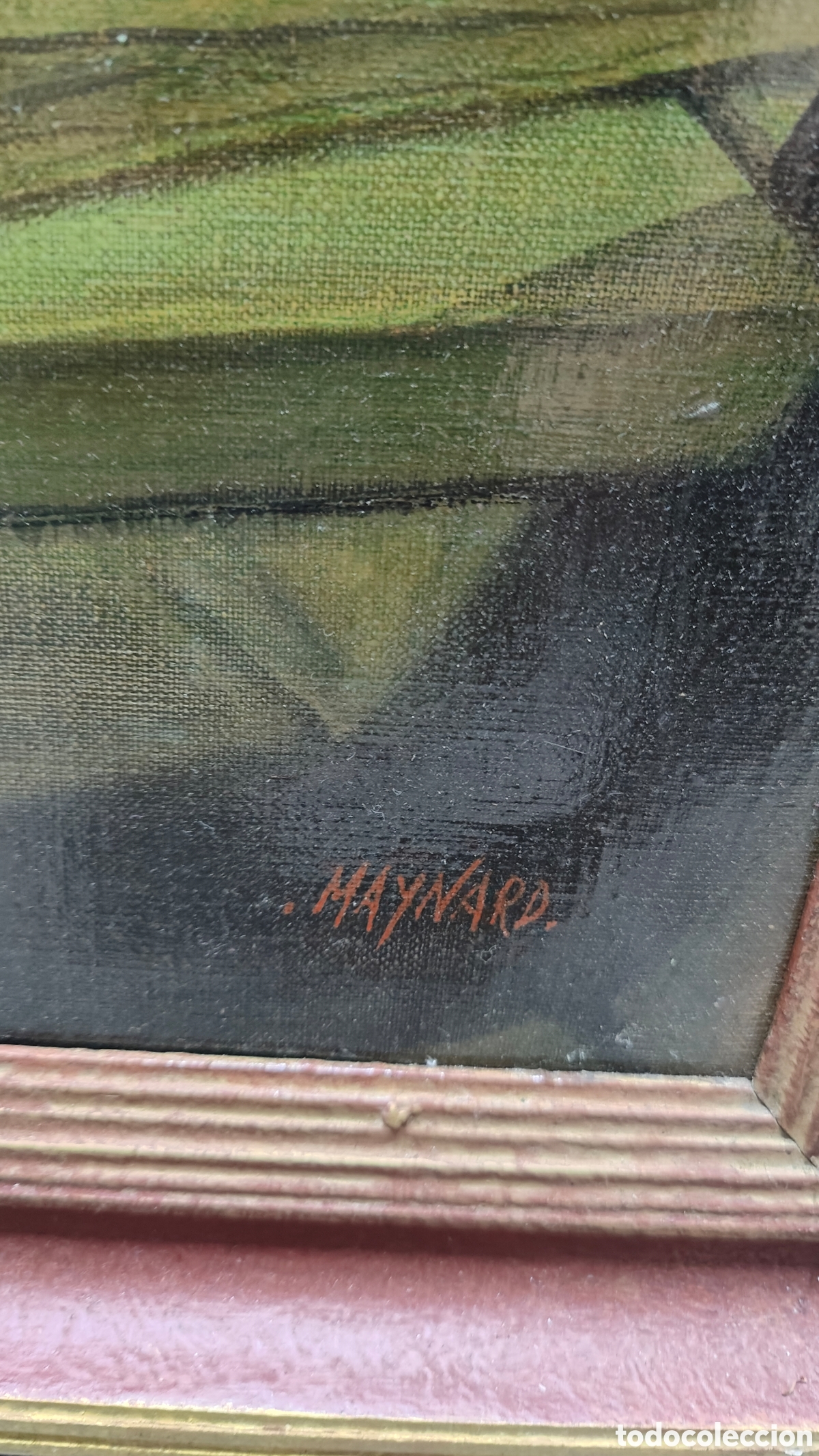 Arte: &Oacute;LEO SOBRE TELA - MAYNARD - Foto 2