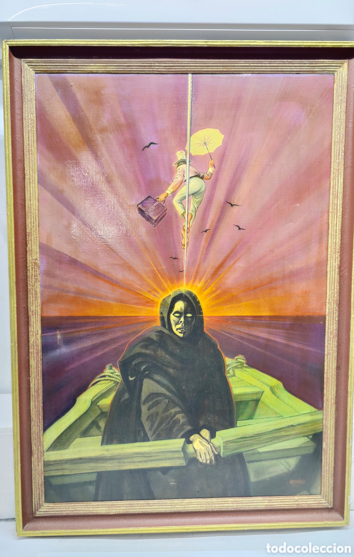 Arte: &Oacute;LEO SOBRE TELA - MAYNARD - Foto 4