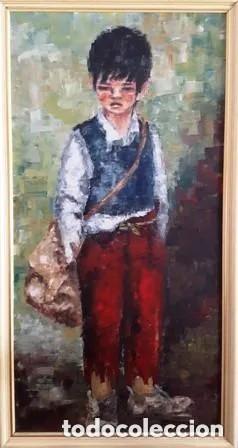 Kunst: OLEO SOBRE MADERA FIRMADO POR BORRAS A&Ntilde;O 1972