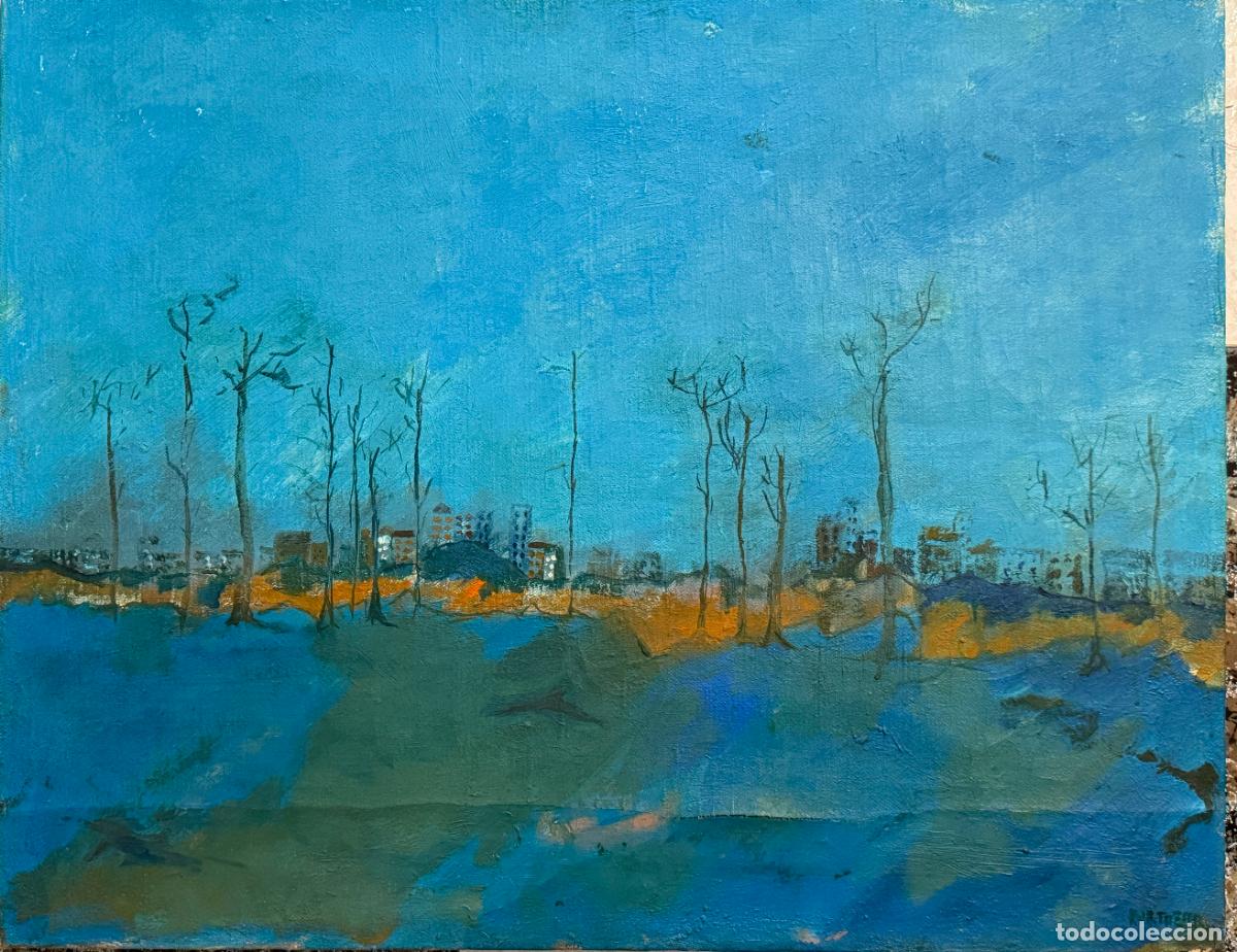 Arte: Kortazar &oacute;leo lienzo del a&ntilde;o 1979 , Bilbao .