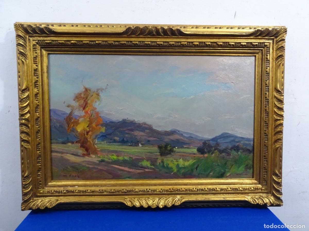 Arte: &Oacute;LEO LUIS MAR&Iacute;A G&Uuml;ELL (VILAFRANCA DEL PENEDES 1909-2001). PAISAJE SANT JULIA DE VILATORTA 1949.