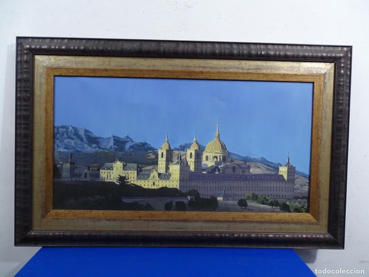 Arte: &Oacute;LEO TELA MANUEL REY. &ldquo;ATARDECER EN EL ESCORIAL&rdquo;. DOMINIO DE LA LUZ Y EL CONTRASTE.