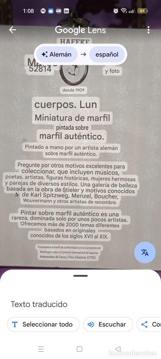 Arte: Miniatura al &oacute;leo Madame Moers - Foto 5